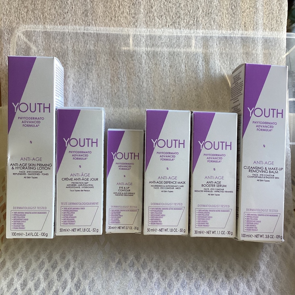 Lot of 6 Youth Phytodermato Advanced Formula Anti-Age Products Bundle ~